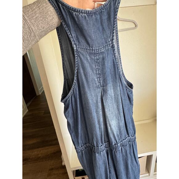 Lovestitch Women's One-Piece Denim Jumpsuit Size Small Romper Tank Top - Picture 6 of 11